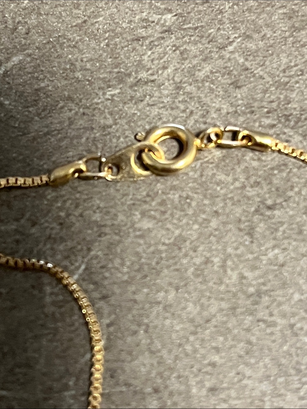 Gold tone Chain Necklace with Red Bead Accents - Women's Jewelry-Hong Kong - Picture 2 of 4